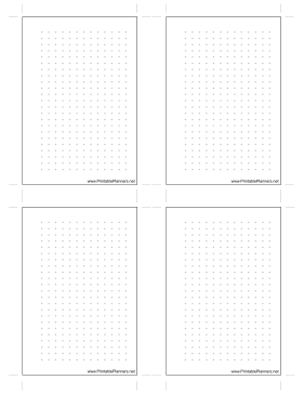 Printable Small Dot Grid Right