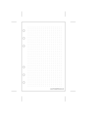 Printable Travel Dot Grid Right