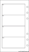 Printable Personal Organizer Weekly Planner-Week On Two Pages - Left