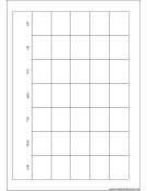 Printable A5 Organizer Monthly Planner-Month On A Page - Left (landscape)