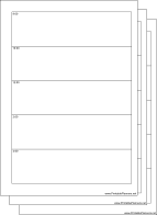 Printable A5 Planner Page Collection