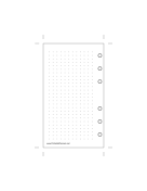 Printable Pocket Dot Grid Left