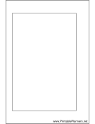 Printable Small Organizer Blank Page - Left