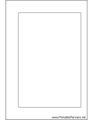 Printable Small Organizer Blank Page - Right