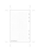 Printable Travel Dot Grid Left