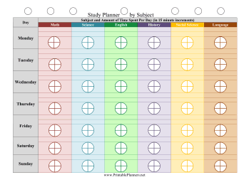 Printable 15 Minute Planner