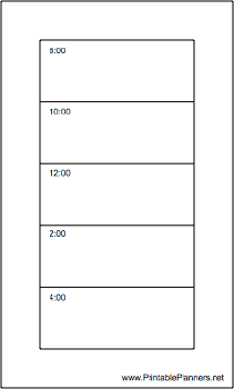 Printable Hipster Organizer Daily Planner-Day On A Page