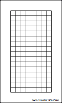 Printable Hipster Organizer Grid Page
