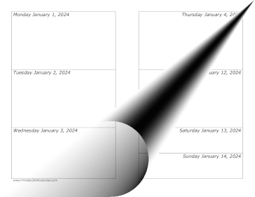 Printable 2024 Weekly Calendar-landscape