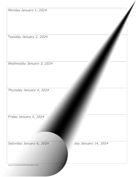 Printable 2023 Weekly Calendar-portrait