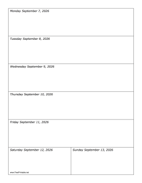 Printable 09/07/2026 Weekly Calendar-portrait