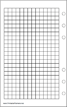 Printable Travel Organizer Grid Page - Left