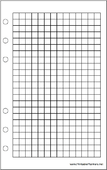 Printable Travel Organizer Grid Page - Right