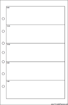 Printable Desktop Organizer Daily Planner-Day On A Page - Right