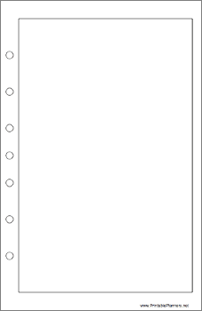 Printable Desktop Organizer Blank Page - Right