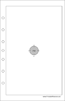 Printable Desktop Organizer - Chronotebook - Afternoon