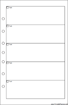 Printable Desktop Organizer To Do List - Left