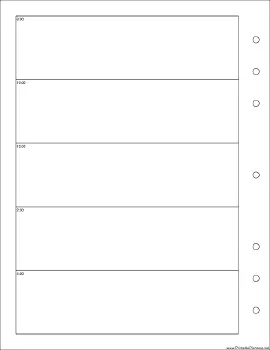 Printable Executive Organizer Daily Planner-Day On A Page - Left
