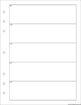 Printable Executive Organizer Daily Planner-Day On A Page - Right