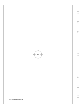 Printable Chronotebook - Morning