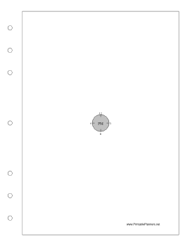 Printable Chronotebook - Afternoon