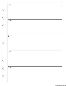 Printable Executive Organizer To Do List - Right