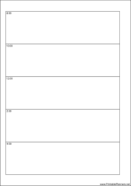 Printable A5 Organizer Daily Planner-Day On A Page - Left