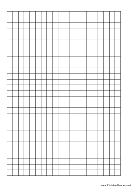 Printable A5 Organizer Grid Page - Left