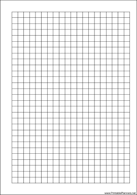Printable A5 Organizer Grid Page - Right