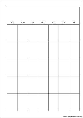 Printable A5 Organizer Monthly Planner-Month On A Page - Right