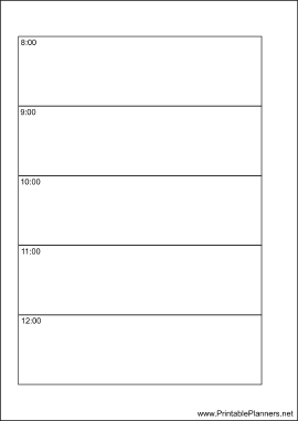Printable A6 Organizer Daily Planner-Day On Two Pages - Left