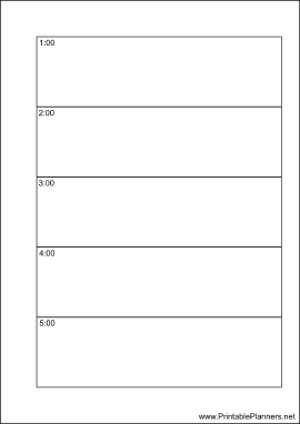 Printable A6 Organizer Daily Planner-Day On Two Pages - Right