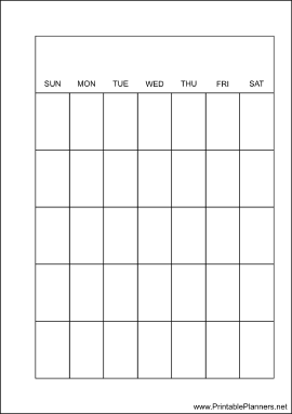 Printable A6 Organizer Monthly Planner-Month On A Page - Right