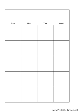 Printable A6 Organizer Monthly Planner-Month On Two Pages - Left