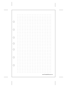 Printable Desktop Dot Grid Right