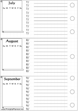 Printable Future Log Jul-Sep