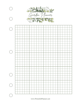 Printable Garden Planner Grid