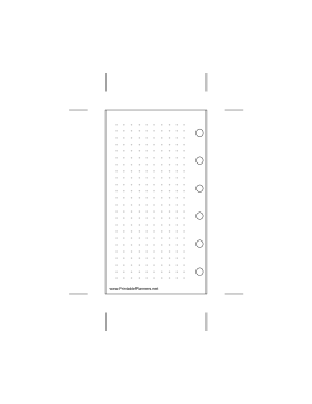 Printable Mini Dot Grid Left