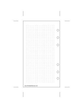 Printable Personal Dot Grid Left