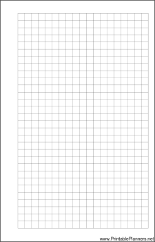 Printable Small Cahier Planner Grid Page - Right