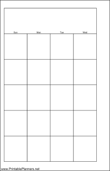 Printable Small Cahier Planner Month On Two Pages - Left