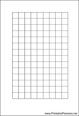 Printable Small Organizer Grid Page - Right