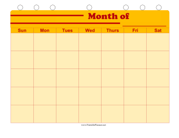 Printable Student Planner — Perpetual Calendar