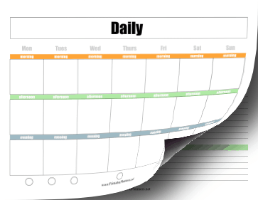 Printable Two Page Daily Landscape