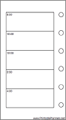 Printable Mini Organizer Daily Planner-Day On A Page - Left