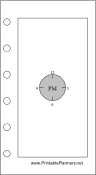 Printable Mini Organizer - Chronotebook - Afternoon