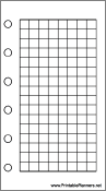 Printable Mini Organizer Grid Page - Right