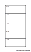 Printable Hipster Organizer Daily Planner-Day On A Page