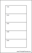 Printable Hipster Organizer Daily Planner-Day On Two Pages-Second Page