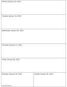 Printable 01/24/2022 Weekly Calendar-portrait